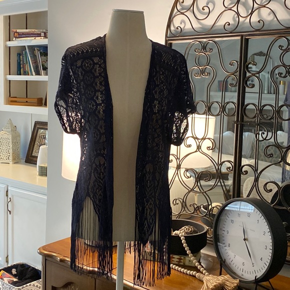 Maurices Tops - ❤️Maurices Bohemian Cardigan Navy Blue Size Small